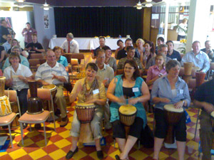 Compass Group Team Building Drum Circle 